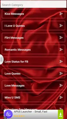 Love Messages android App screenshot 6